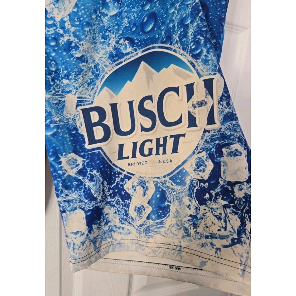 Busch Lite Mens Swim Trunks Size XL‎ runs bigger more like XXL
